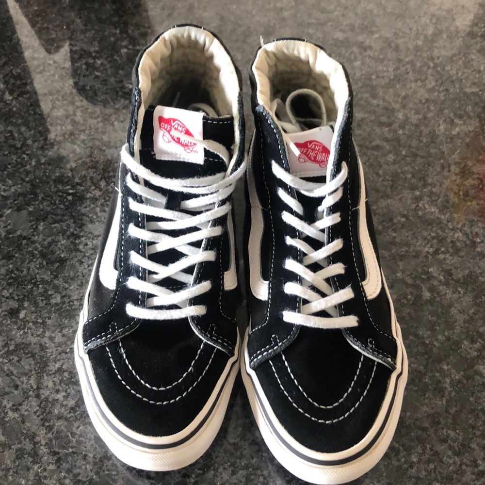 Black High Top Vans Sneakers